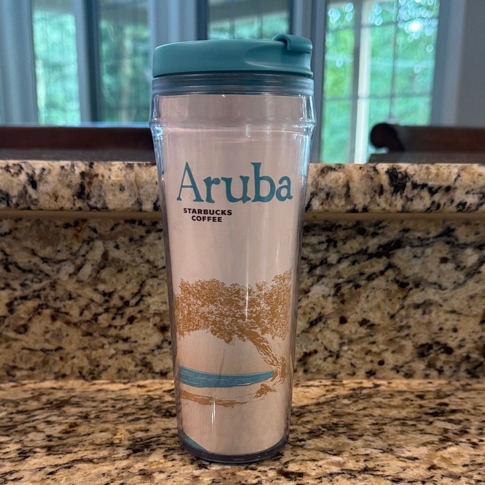 Starbucks Aruba Tumbler with Teal Lid